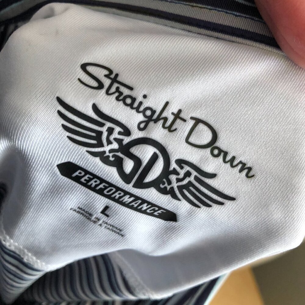 Straight Down Performance Striped Polo - image 3